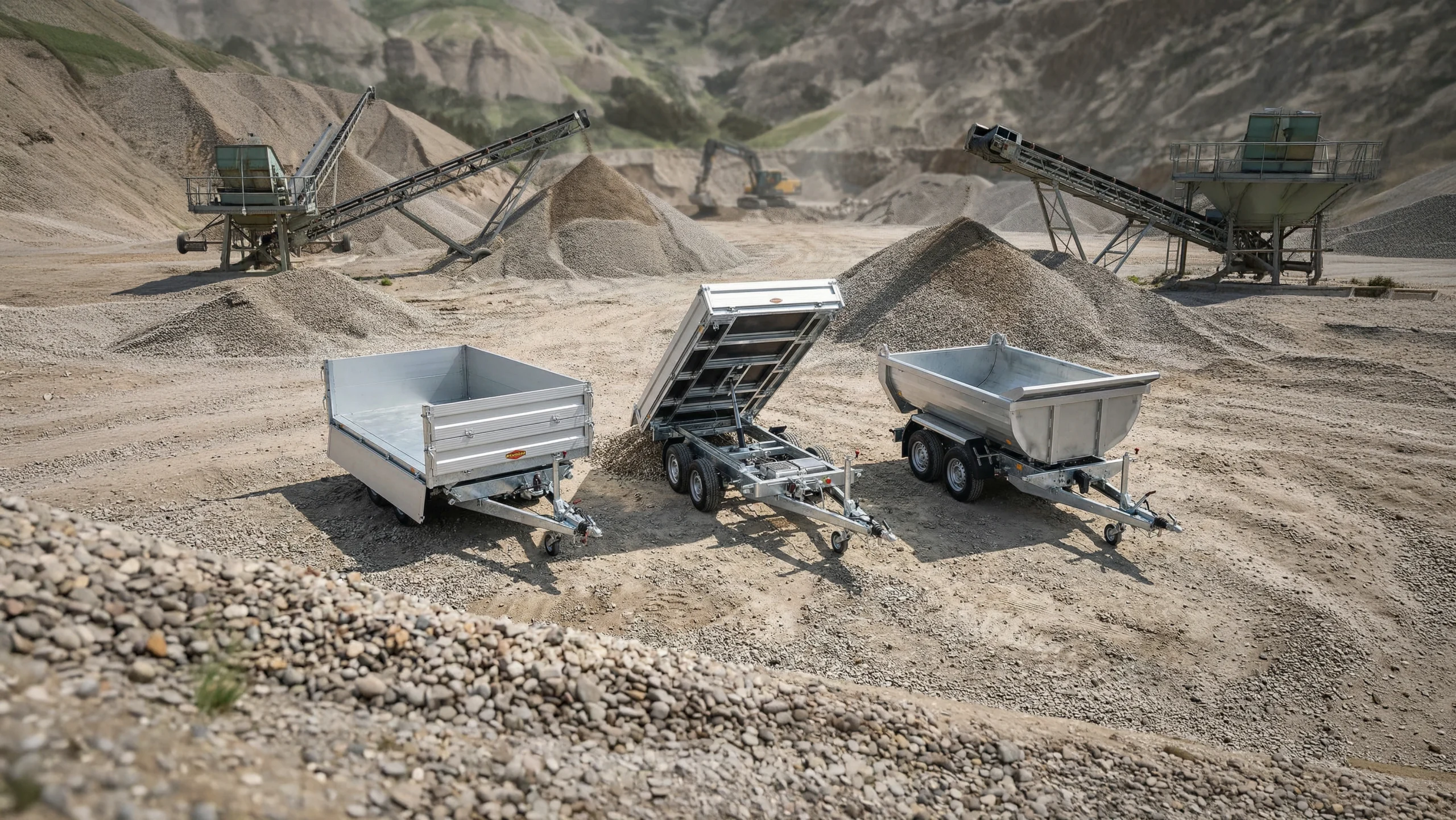 Kippanhänger im Vergleich – vielseitige Transportlösungen für Baustelle, Garten- und Landschaftsbau.