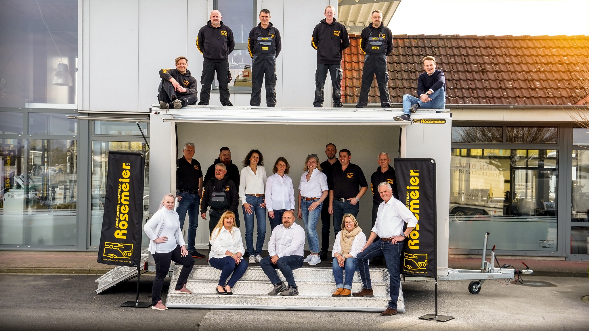 Das Team von Anhänger Rosemeier – kompetente Ansprechpartner für Anhänger, Beratung und Service.